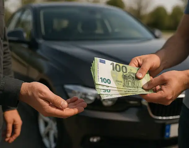 Sofortige Barzahlung beim Autoankauf in Bruchsal für Ihr Fahrzeug.